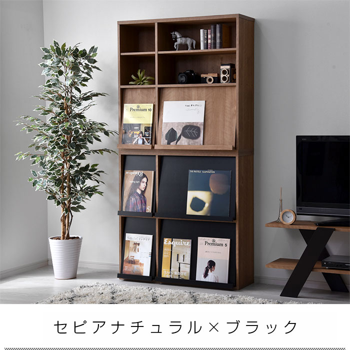2種類セット セット ディスプレイラック 本棚 扉付 キッズ 激安アウトレット家具通販